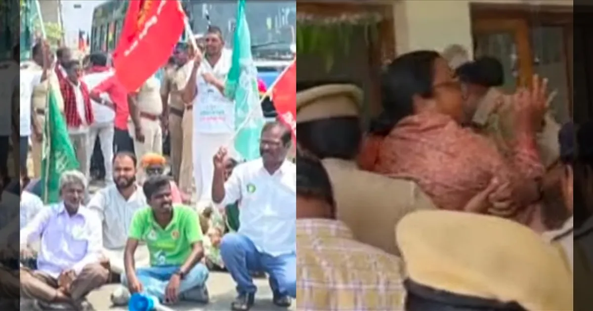 #BREAKING: தாராபுரத்தில் பதற்றம்..! நாதக கார்த்திகாவிடம் விசாரணை..! காவல் நிலையத்தில் குவியும் நாதகவினர்..!