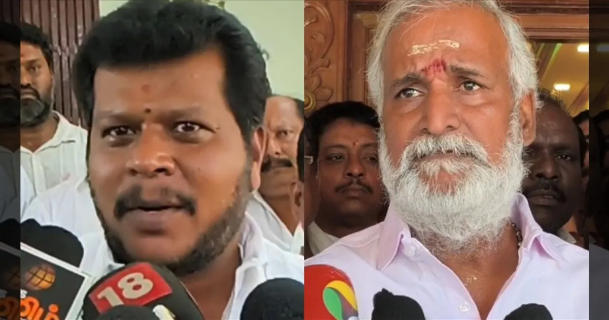 பாராட்டு-னா திமுக..! பிரச்சனை-னா ஆளுங்கட்சி..! இதான் அவங்க..!! சேகர்பாபுவை வெளுத்த அமைச்சர் விஜய் பாலாஜி..!!