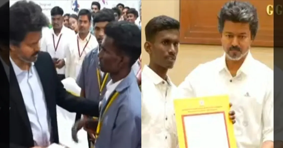 ஒரே நாளில் வேலை..! மாற்றுத்திறனாளியின் கோரிக்கை..! சட்டென நிறைவேற்றிய CM விஜய்..!