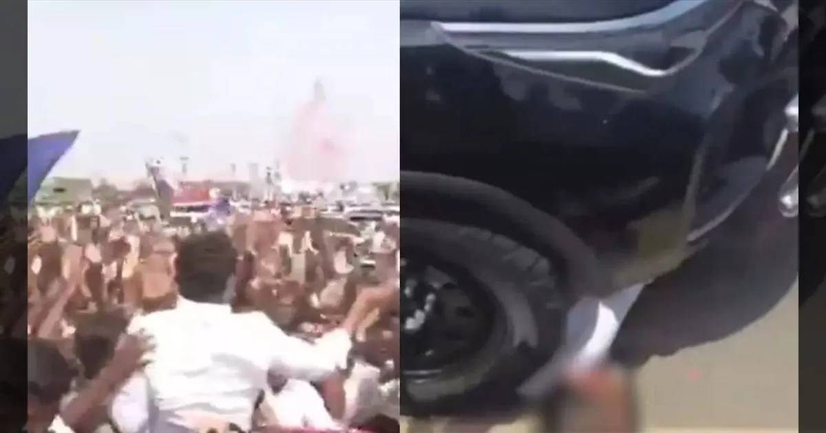 தொண்டரின் கழுத்தில் ஏறி இறங்கிய கார் டயர்.. ஜெகன் மோகன் ரெட்டிக்கு வந்த புது சிக்கல்..