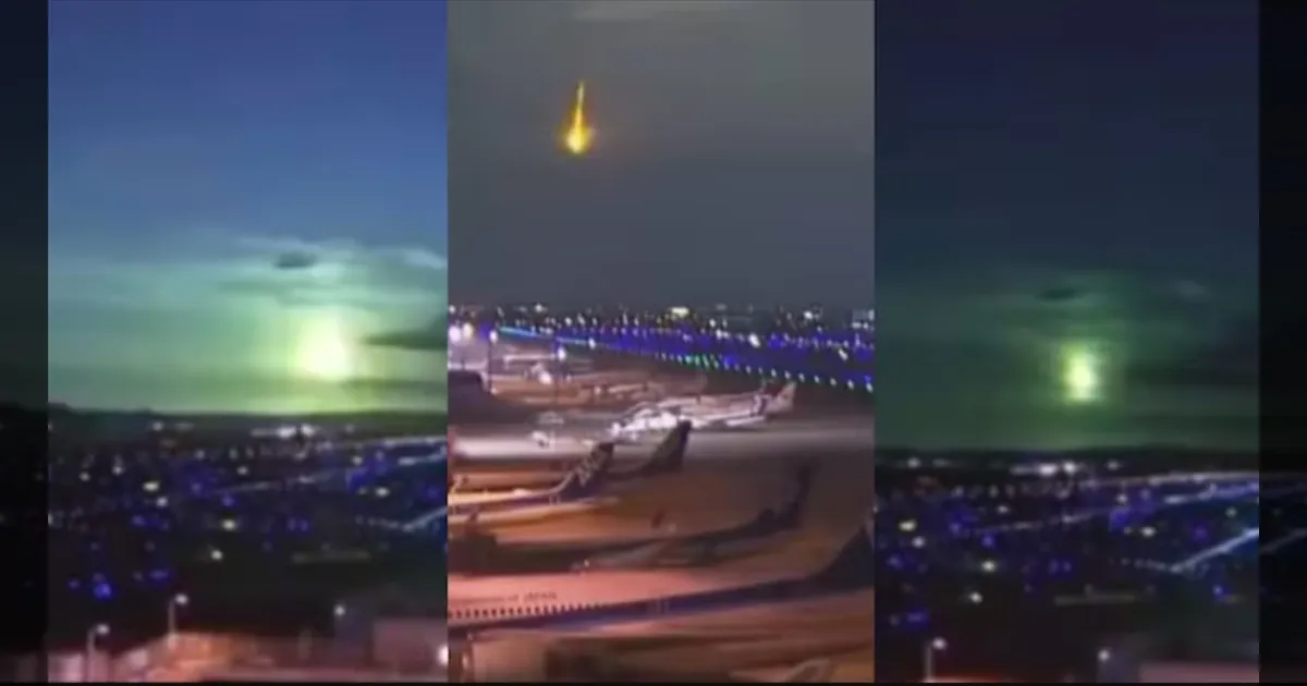 fireball meteor lights up japan night sky in brilliant blue