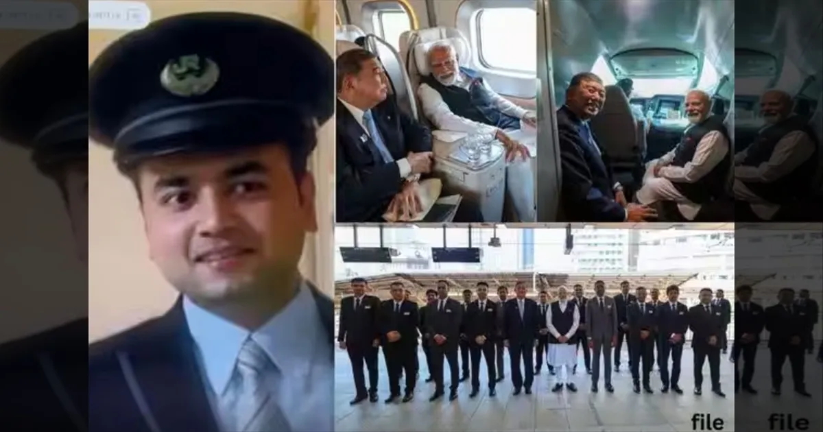 ஜப்பான் வரலாற்றில் முதல் முறை!!	 அதிவேக புல்லட் ரயிலை இயக்கிய இந்தியர்!!  மோடி பாராட்டு!