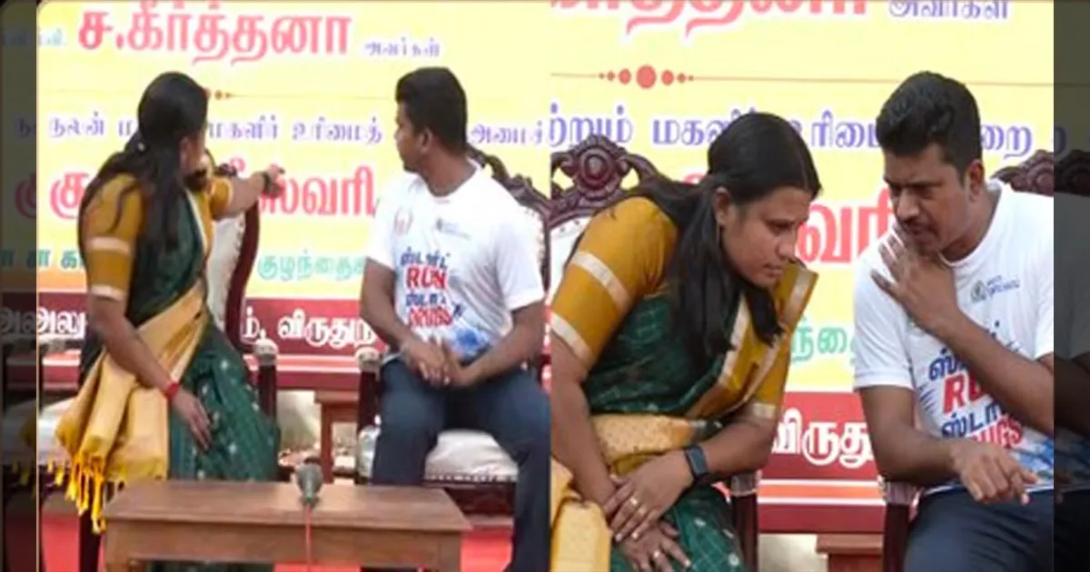 என் பேருதானே முதல்ல வரணும்? கீர்த்தனா பெயரை ஏன் போட்டீங்க? கலெக்டரிடம் அமைச்சர் ஜெகதீஸ்வரி வாக்குவாதம்?!