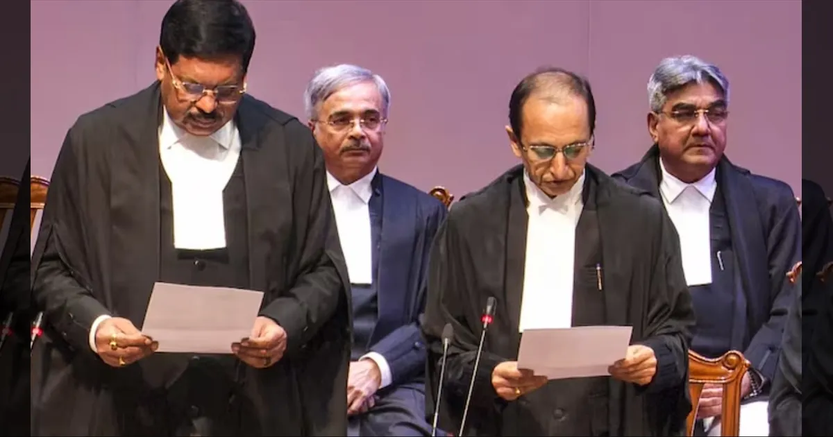 3 புது நீதிபதிகள் பதவியேற்பு.. 34 என்கிற முழு பலத்தை எட்டியது சுப்ரீம் கோர்ட்..!