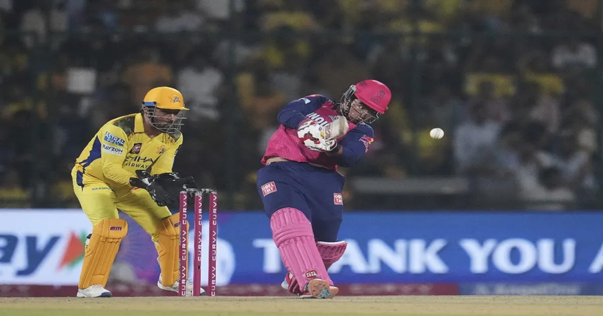 மீண்டும் தோல்வியை தழுவியது CSK அணி... 6 விக்கெட் வித்தியாசத்தில் RR ஆறுதல் வெற்றி!!
