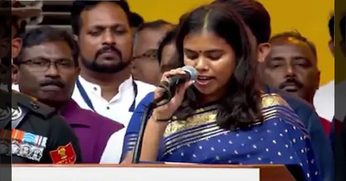 “அறியாமல் செய்த தவறு; அரசியலாக்க வேண்டாம்”: அமைச்சர் கீர்த்தனா மன்னிப்பு!