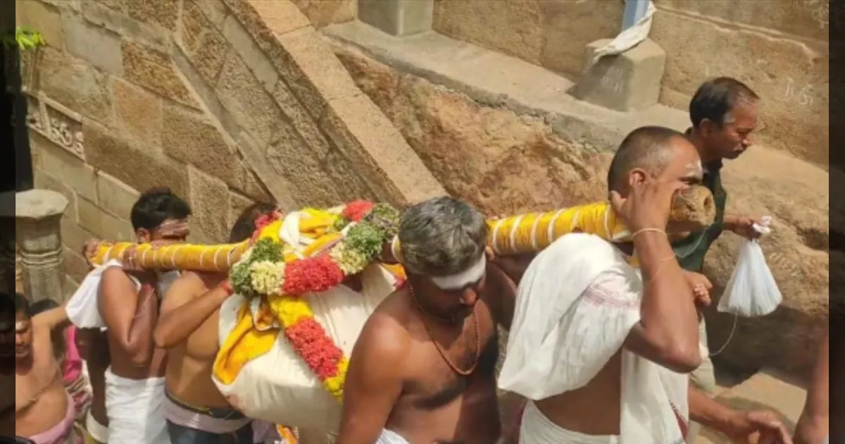 75 கிலோவில் கொழுக்கட்டை படையல்..  திருச்சி மலைக்கோட்டையில் கஜபூஜையுடன் தொடங்கியது சதுர்த்தி விழா!