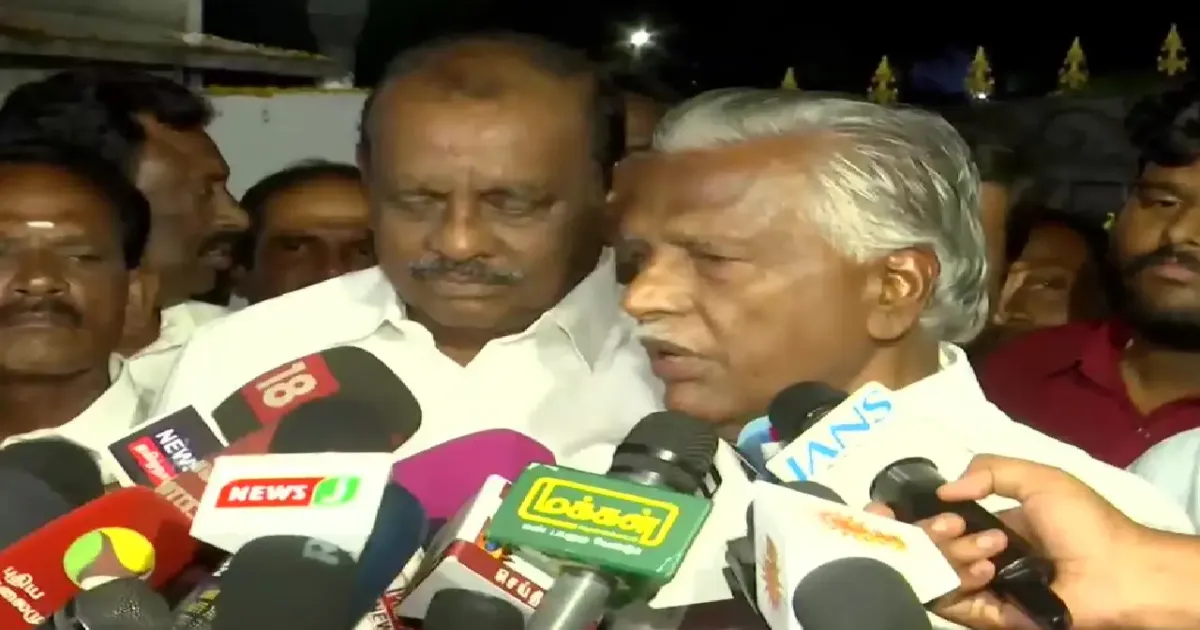 “தவெகவுக்கு ஆதரவு இல்லை” - அதிமுக அதிரடி அறிவிப்பு: முற்றுப்புள்ளி வைத்தார் கே.பி. முனுசாமி!