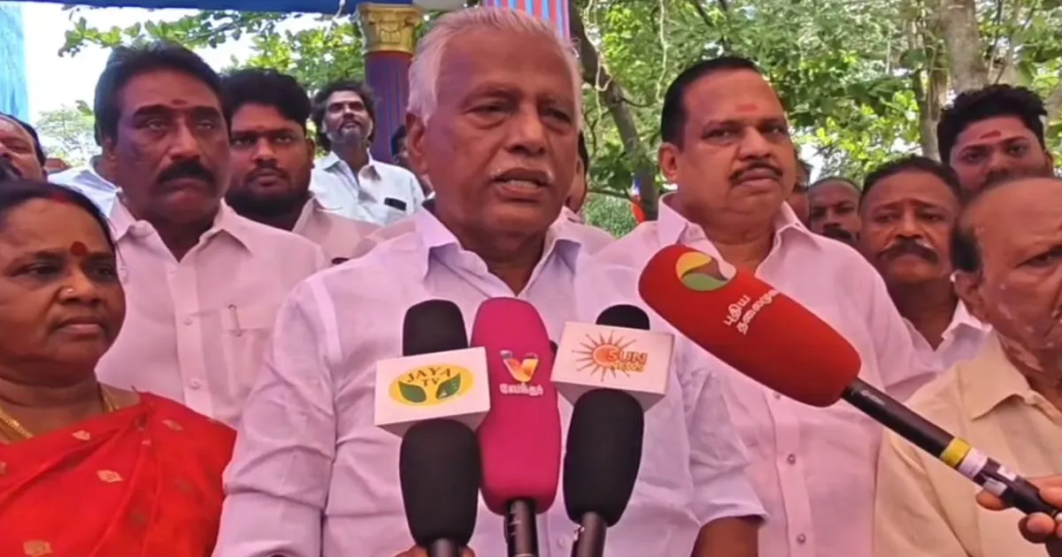 ரெட்டைமலை சீனிவாசனை போற்றுவது அதிமுகவின் கடமை! மதுராந்தகத்தில் கே.பி.முனுசாமி உருக்கமான புகழஞ்சலி!