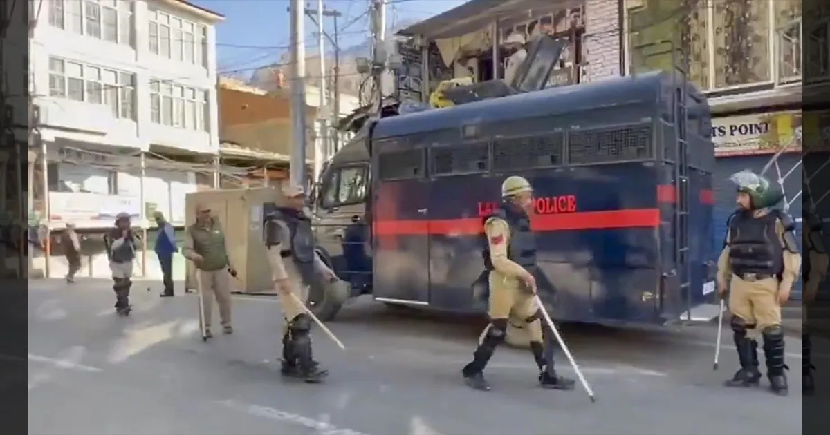 3வது நாளாக தொடரும் ஊரங்கு! முடங்கிய மக்கள்! லே லடாக்கில் தொடரும் பதற்றம்!