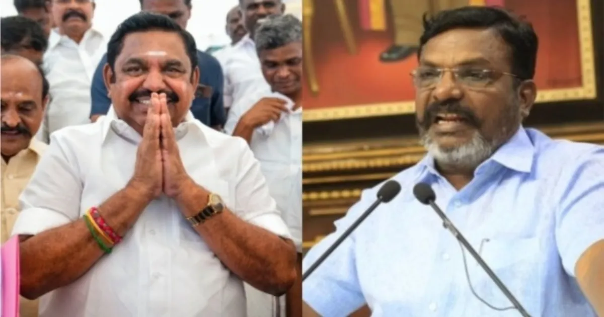  VCK Thirumavalavn Warning to Edappadi Palanisamy