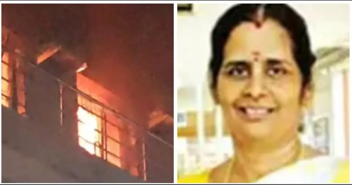 மதுரை LIC-யில் திடீர் தீ விபத்து!!  நெருப்பில் சிக்கி அலறித்துடித்த பெண்! 2 மணி நேரம் போராடி உடல் மீட்பு!