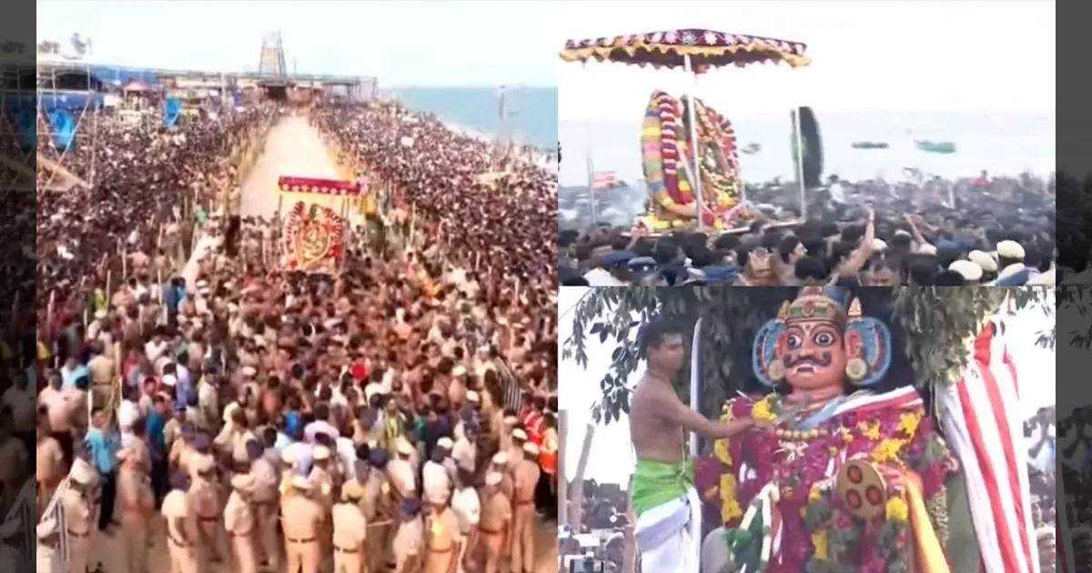 நெருங்கும் சூரசம்ஹாரம்... முழுவீச்சில் திருச்செந்தூர் கடற்கரை தயார் செய்யும் பணிகள்...! 