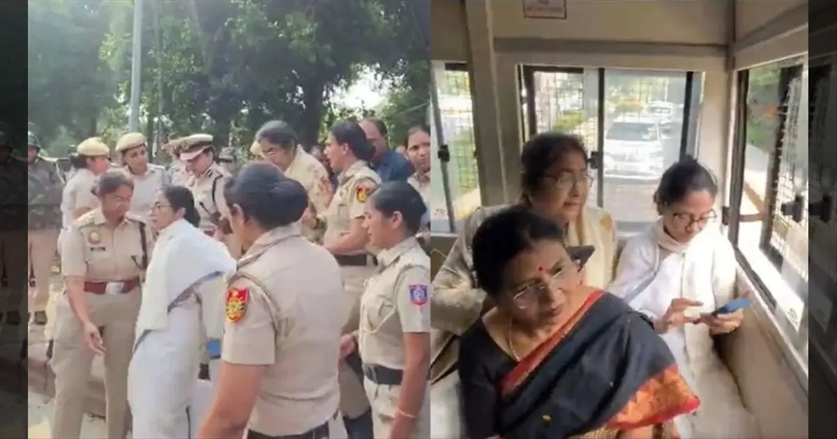 தேர்தல் ஆணையருக்கு எதிரான போராட்டம்! மம்தா பானர்ஜியுடன் மேலும் 5 பேர் கைது? டெல்லியில் உச்சகட்ட பாதுகாப்பு!