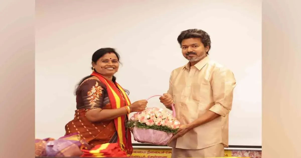#BREAKING: மதுராந்தகம் இடைத் தேர்தல்… மரகதம் குமரவேல் அமோக வெற்றி..! தெறிக்கவிடும் தவெக..!! 