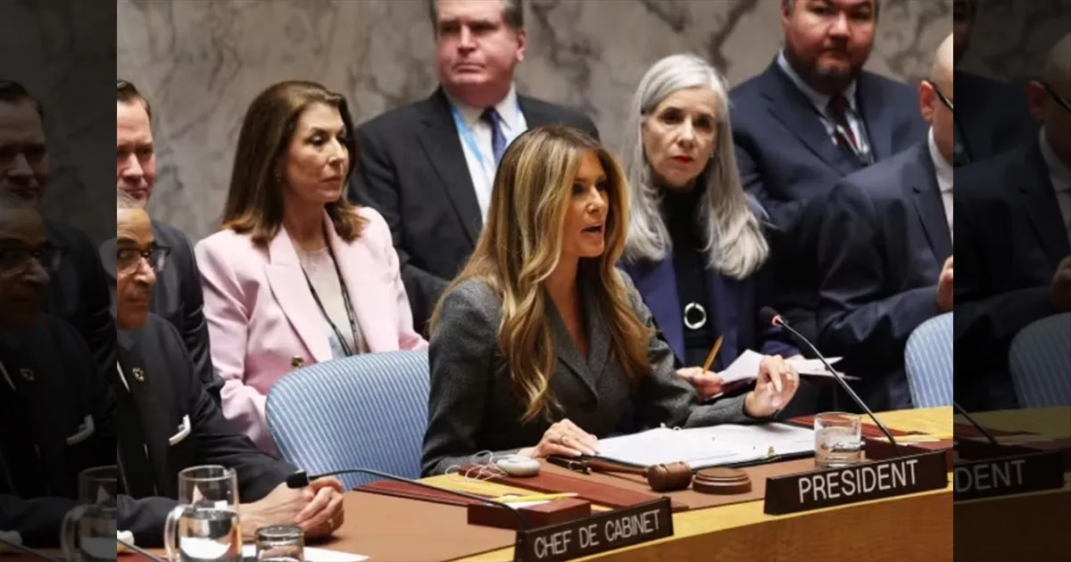 பாதிக்கப்படும் குழந்தைகள்! விரைவில் அமைதி கிடைக்கும்!!  ஐநா சபையில் அதிபர் ட்ரம்ப் மனைவி உருக்கம்!!