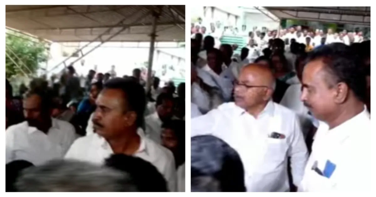 ஆயிரம் பேர் முன்னாடி இப்படியொரு அவமானமா?... கூனி குறுகிப்போன எஸ்.பி.வேலுமணி... முகத்திற்கு நேராக இபிஎஸ் செய்த காரியம்...!