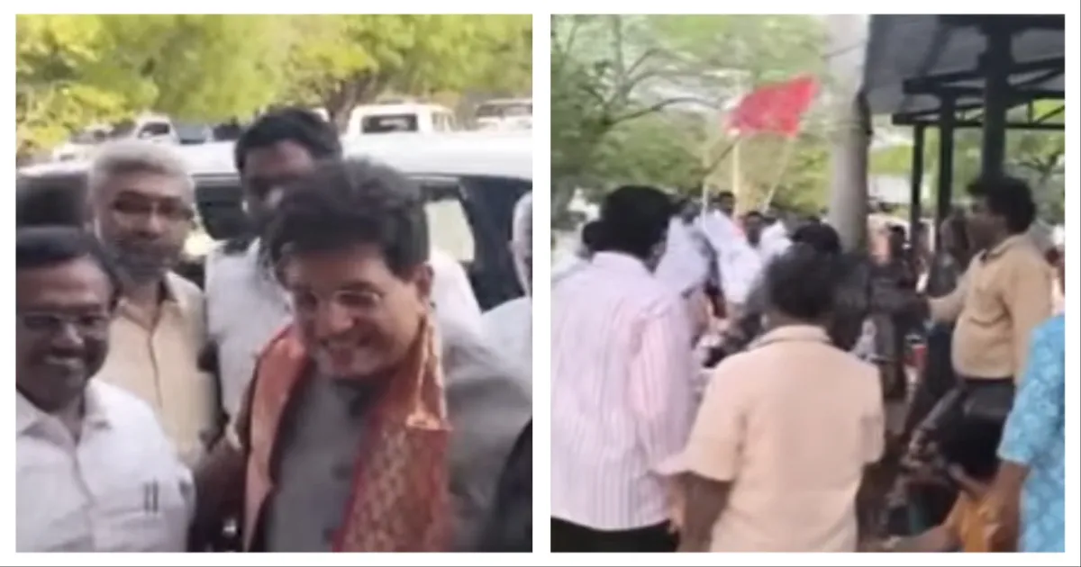நீட் தேர்வு மையத்தில் பாஜக நிகழ்ச்சி... ஆத்திரமடைந்த பெற்றோர்கள் கல்லூரி நிர்வாகத்திடம் கடும் வாக்குவாதம்...!