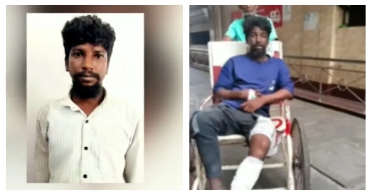 பிரபல ரவுடி சுட்டுப்பிடிப்பு... காவலரை தாக்கிவிட்டு தப்ப முயன்ற போது சீறிப் பாய்ந்த தோட்டா... நடந்தது என்ன?