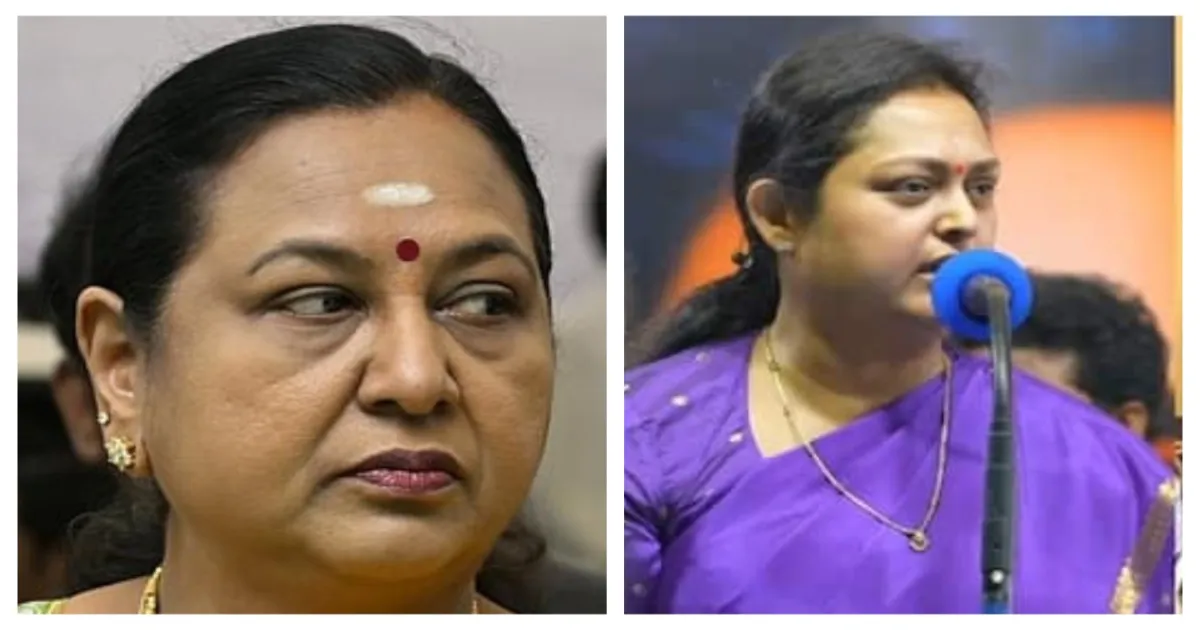 தேர்தல் வந்தால் பெட்டியைத் தூக்கிட்டு கட்சி, கட்சியா போய்டுவாங்க...  டேரக்ட்டா பிரேமலதாவை  சீண்டிய விந்தியா...!