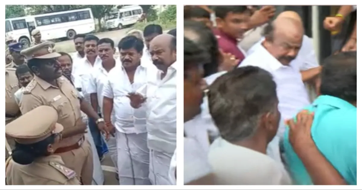 #BREAKING மதுரையில் உச்சக்கட்ட பரபரப்பு...அதிமுக எம்.எல்.ஏ. அதிரடி கைது... போலீசுடன் தகராறு...! 
