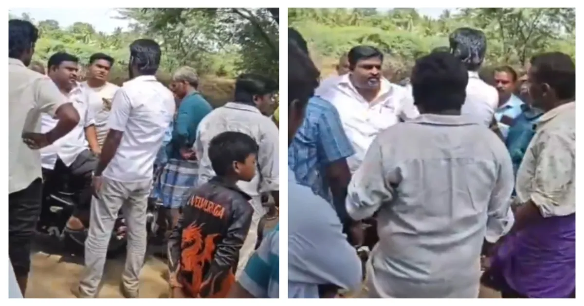 “எங்களை யாரும் கேள்வி கேட்க கூடாது”... மண் கடத்தலை தடுத்த மக்களுக்கு மிரட்டல்... தவெக ஒன்றிய செயலாளர் அட்டூழியம்...!