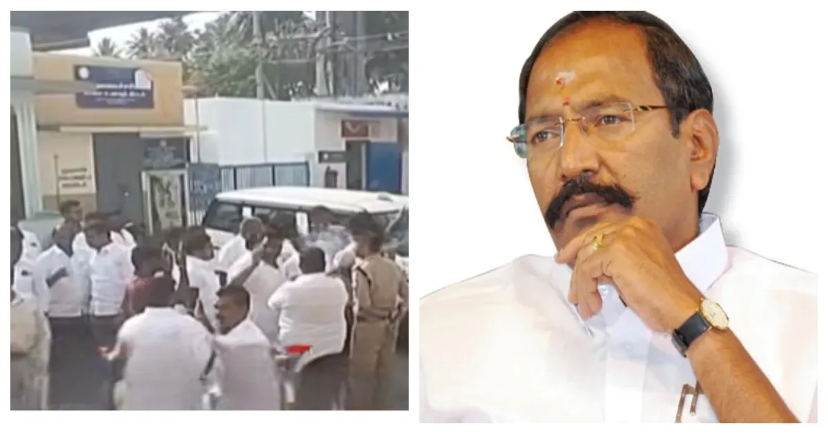 அதிமுக வேட்பாளருக்கு எதிர்ப்பு... தங்கமணி வீட்டை முற்றுகையிட்ட தொண்டர்கள் ... ஷாக்கில் எடப்பாடி...! 