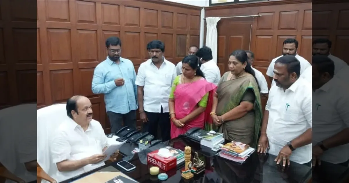 இன்றுடன் கெடு நிறைவு... பதவி விலகிய எம்எல்ஏக்கள் சபாநாயகருடன் சந்திப்பு..!