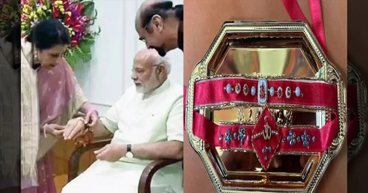 பிரதமர் மோடிக்கு ராக்கி கட்டும் பாக்., பெண்..! 30 ஆண்டுகளாக தொடரும் பந்தம்! ரக்ஷா பந்தன்..