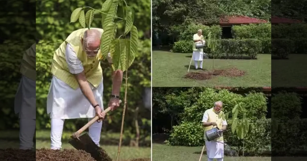தாய் பெயரில் துவங்கிய திட்டம்!  பிரிட்டன் மன்னர் கொடுத்த பரிசு!  நெகிழ்ந்து போன மோடி!