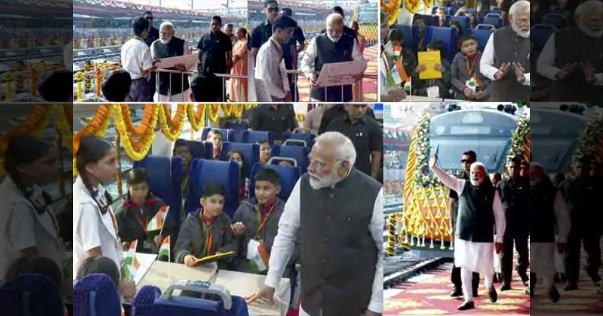 "PM Modi Flags Off 4 New Vande Bharat Trains: Travel Time Slashed, Tourism Boosted – Full Details!"