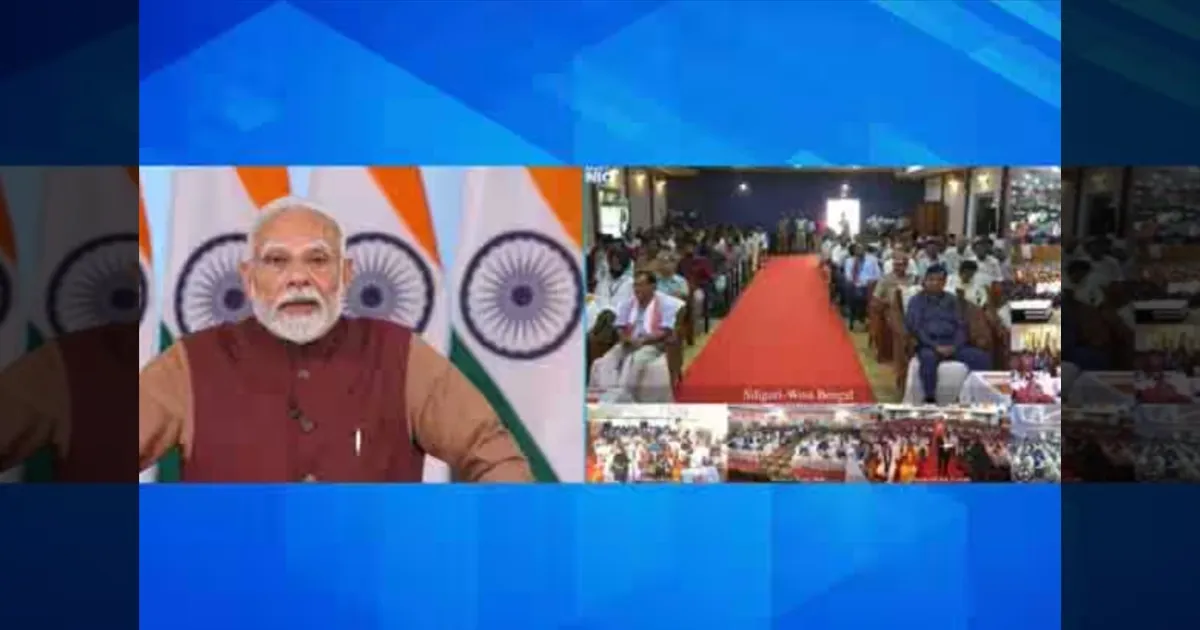 rozgar mela reflects our govts commitment to empowering yuva shakti pm modi addressing new appointees