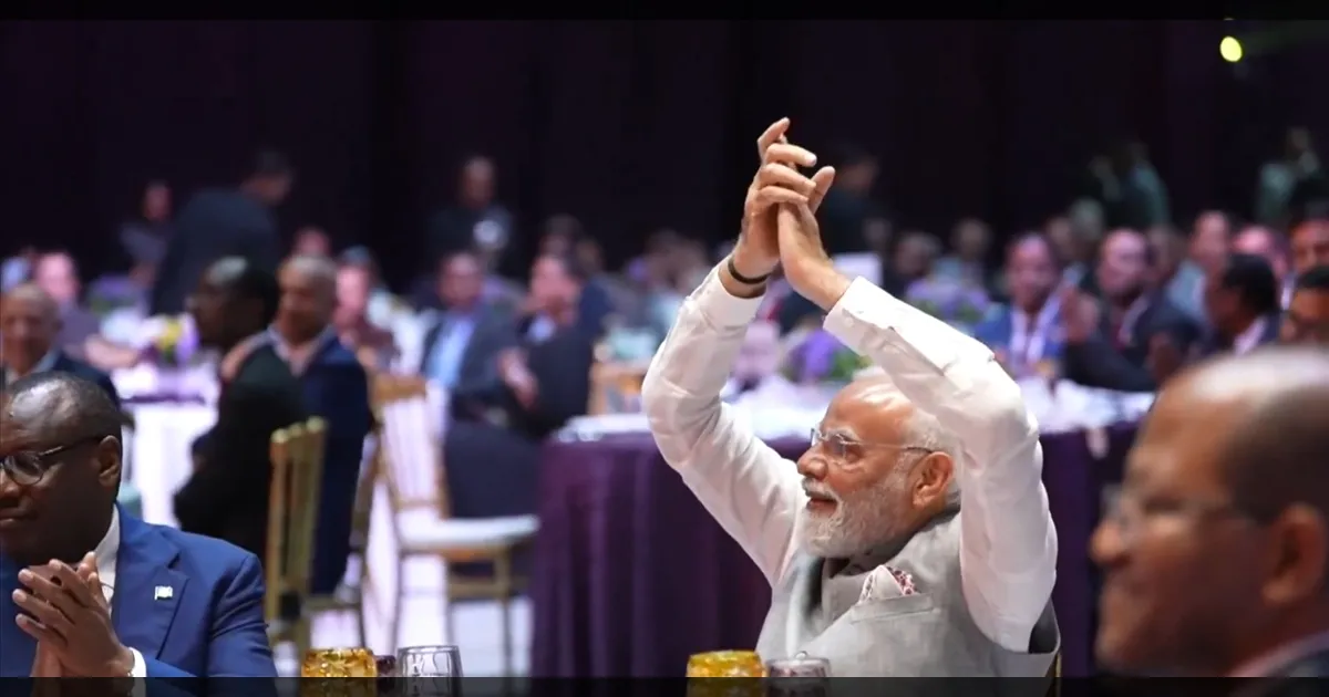 எத்தியோப்பியாவில் ஒலித்தது வந்தே மாதரம் பாடல்!!  உற்சாகத்துடன் கைதட்டி ரசித்த பிரதமர் மோடி!