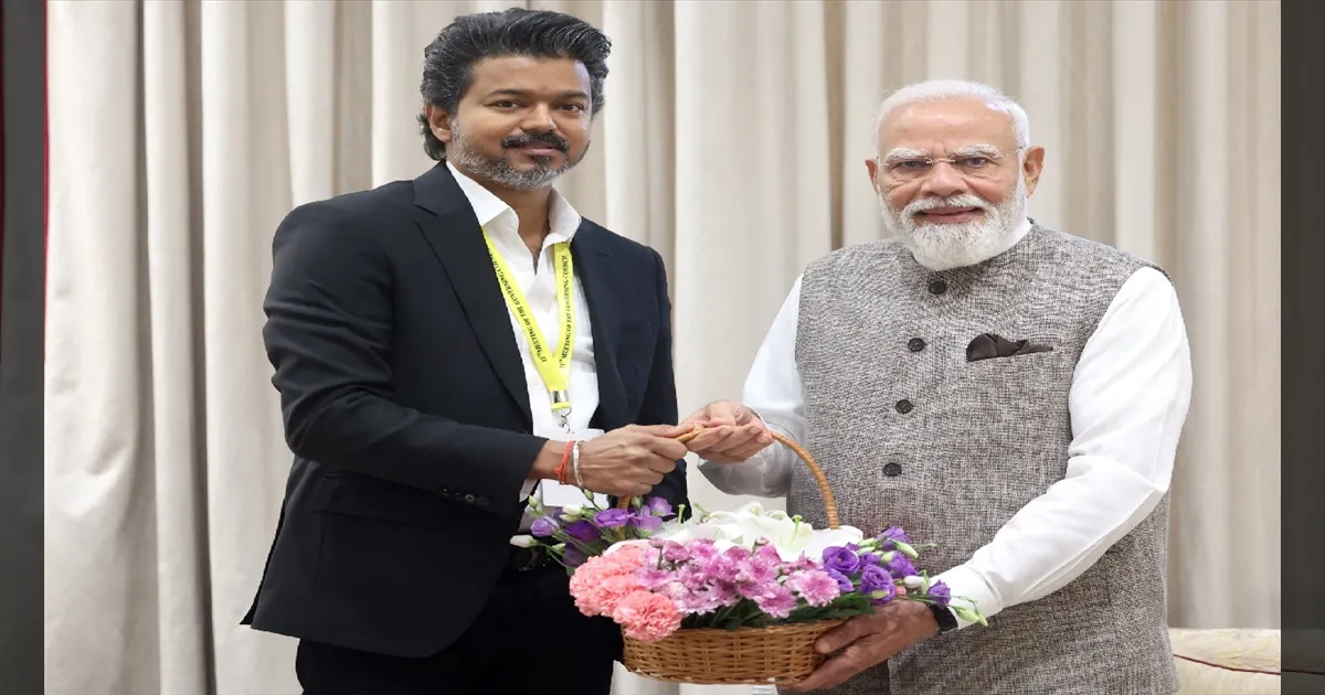 நீட் தேர்வுக்கு பதிலாக +2 மதிப்பெண்! பிரதமரிடம் நேரில் வலியுறுத்திய முதலமைச்சர் விஜய்!