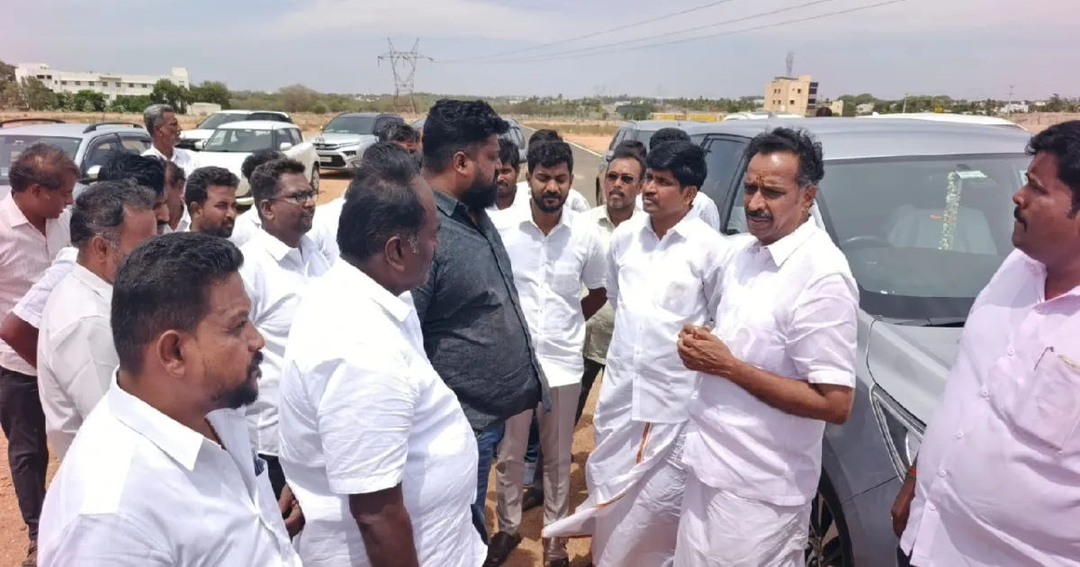 தவெக-வில் இணைந்த எம்.ஆர்.விஜயபாஸ்கர் அதிரடி! முதல்வர் வருகைக்காக கரூரில் மெகா ஆய்வு!