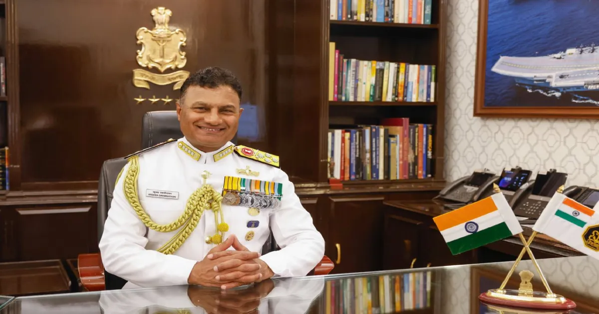 நாட்டின் பாதுகாப்பே முதன்மை! இந்திய கடற்படையின் 27-வது புதிய தளபதியாக அட்மிரல் கிருஷ்ணா சுவாமிநாதன் பொறுப்பேற்பு!