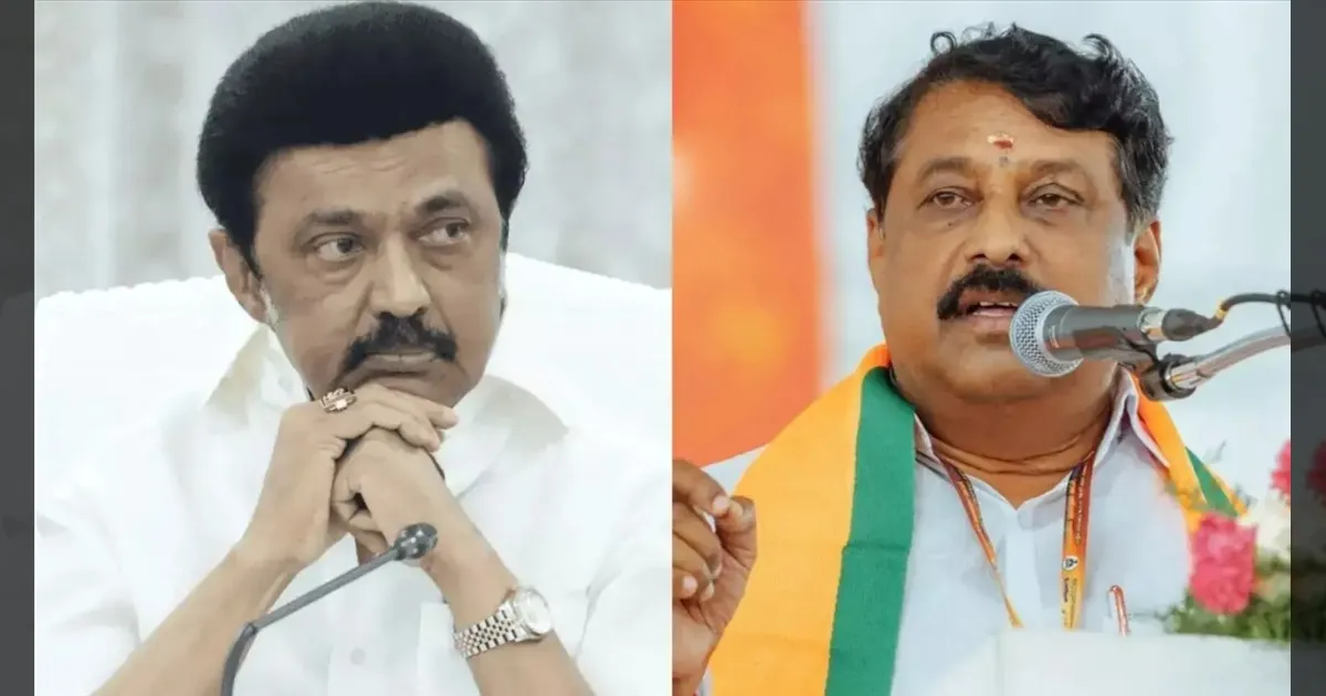 BJP Nainar Nagendran questions DMK Chief Minister M.K. Stalin