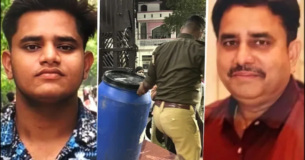 நீட் எழுத வற்புறுத்திய தந்தை!? கொன்று ட்ரம்பில் புதைத்த மகன்! பெற்ற தந்தையை துண்டு துண்டாக வெட்டிய கொடூரம்!