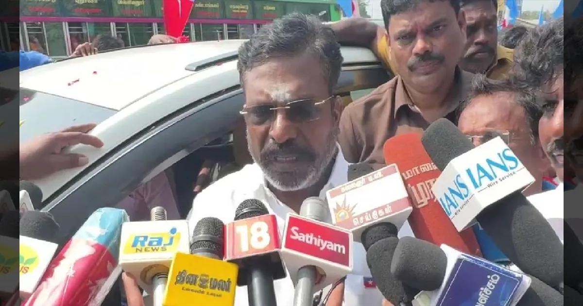 “கமல்ஹாசன் உரைக்கு கோனார் உரை தேடும் பாஜக!” புதுச்சேரியில் திருமாவளவன் விமர்சனம்!