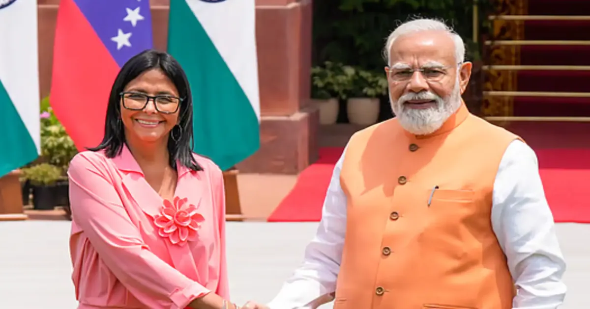 கச்சா எண்ணெய் தட்டுப்பாட்டுக்கு முற்றுப்புள்ளி..பிரதமர் மோடியை சந்தித்து வெனிசுலா அதிபர் பேச்சுவார்த்தை!