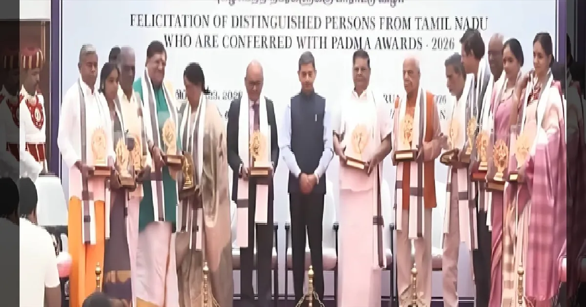 பத்ம விருது வெற்றியாளர்களுக்கு 'மக்கள் மாளிகையில்' கௌரவம்.. ஆளுநர் ஆர்.என்.ரவி பாராட்டு!