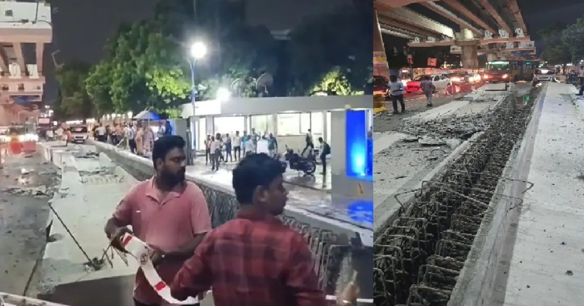 ராட்சத தூண்கள் சரிந்து விபத்து... பறிபோன உயிர்... சென்னையில் நிகழ்ந்த துயர சம்பவம்!!
