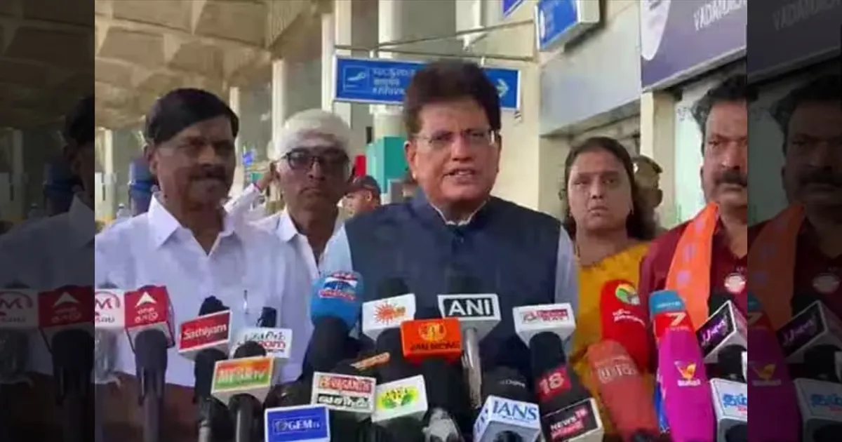 திமுக அரசுக்கு Bye சொல்ல வேண்டிய நேரம் இது!! உதயநிதியால் உணர்வுகள் புண்படுவதாக பியூஷ் கோயல் ஆவேசம்!