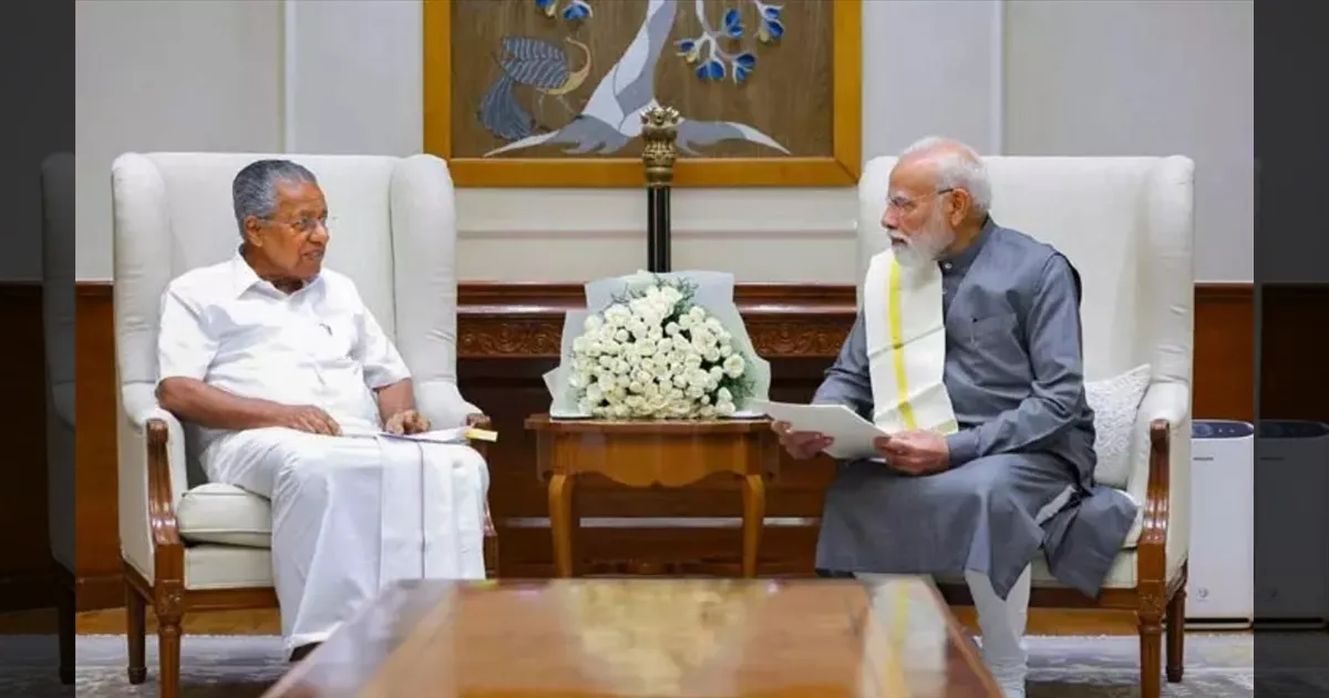 நீங்களே இப்படி பண்ணலாமா மோடி?!! டெல்லி சென்ற கேரள CM! கண்ணீர் விடும் வயநாடு!