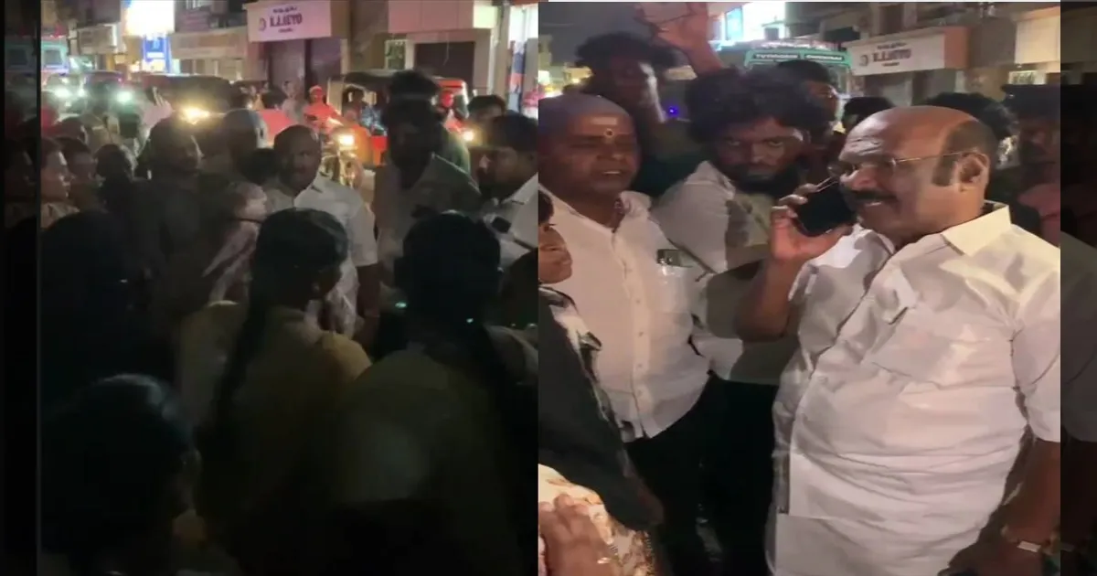 சென்னை ராயபுரத்தில் தொடர் மின்வெட்டு: பொதுமக்கள் சாலை மறியல் - டி. ஜெயக்குமார் நேரில் ஆய்வு!