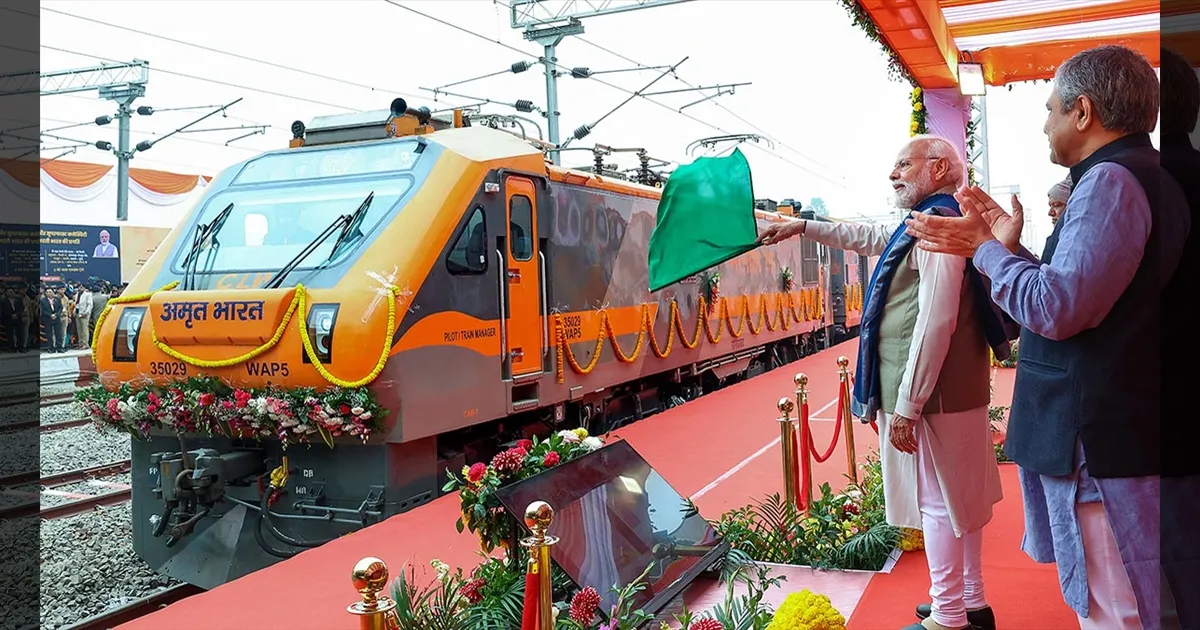 தமிழகத்திற்கு பம்பர் பரிசு!! 3 அம்ரித் பாரத் ரயில் சேவை! பிரதமர் மோடி இன்று துவக்கி வைப்பு!
