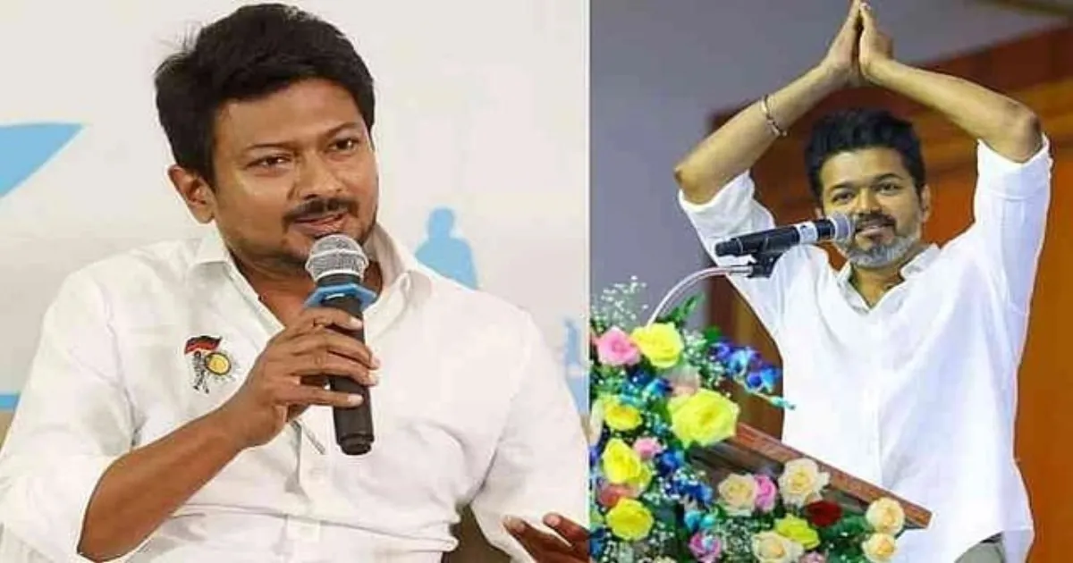 அந்த வார்த்தையை திரும்ப, திரும்ப சொல்லி... விஜயை மீண்டும் சீண்டும் உதயநிதி ஸ்டாலின்...!