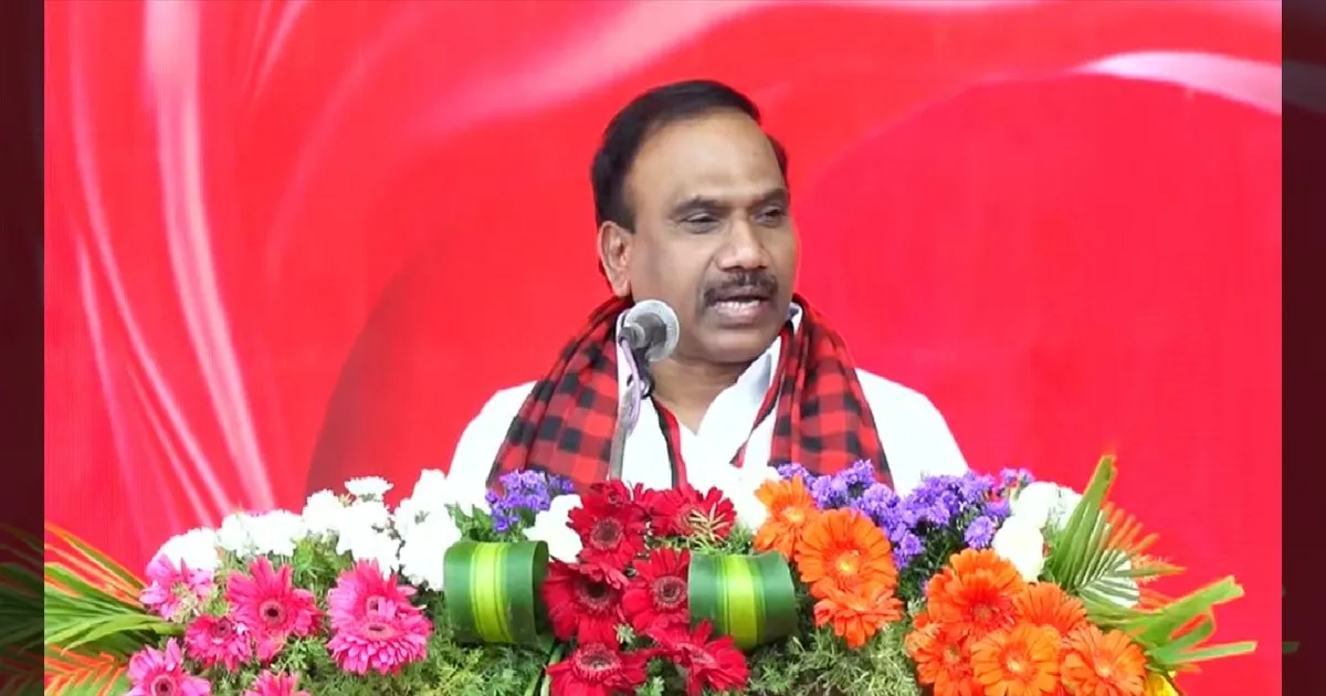 மோடி, அமித்ஷாவுக்கு பதில் சொல்லும் ஒரே தத்துவ தலைவர் ஸ்டாலின்! - ஆ.ராசா எம்.பி. ஆவேச உரை!