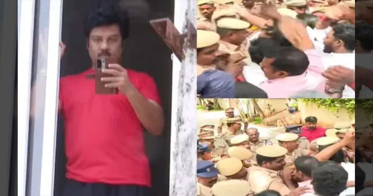 உதயநிதி ஸ்டாலின் கைது! பக்கத்து வீட்டில் பால்கனியில் இருந்து வீடியோ எடுத்த முதல்வர் விஜய்யின் நண்பர் சஞ்சீவ்!