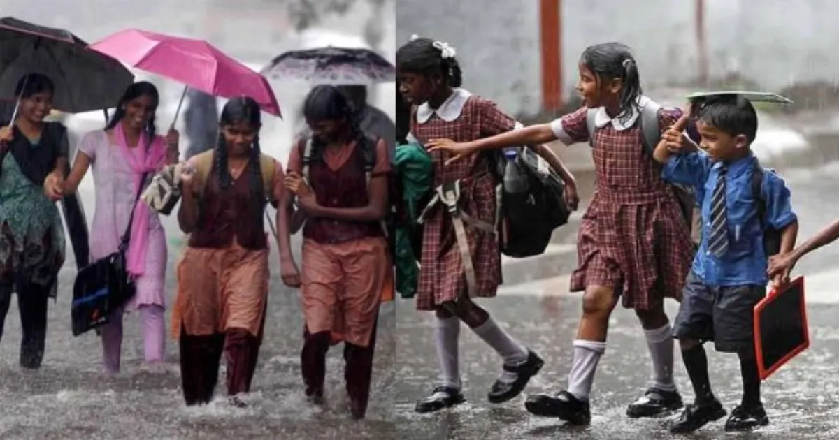 #BREAKING விடாது கொட்டும் அடை மழை... இந்த 3 மாவட்டங்களில் பள்ளிகளுக்கு மட்டும் விடுமுறை...!